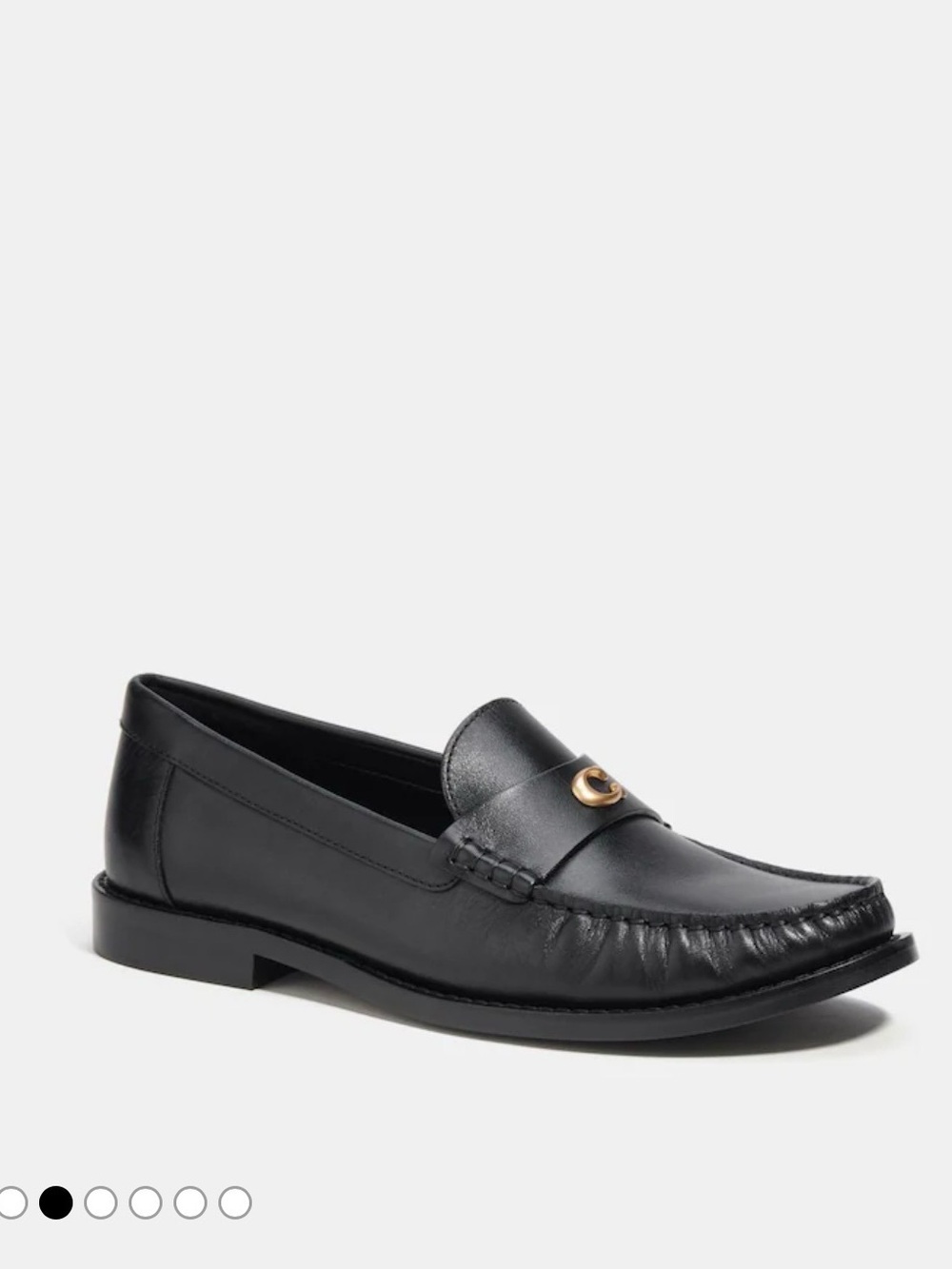 Coach leather loafers size 9.5 (style: “Jolene”)